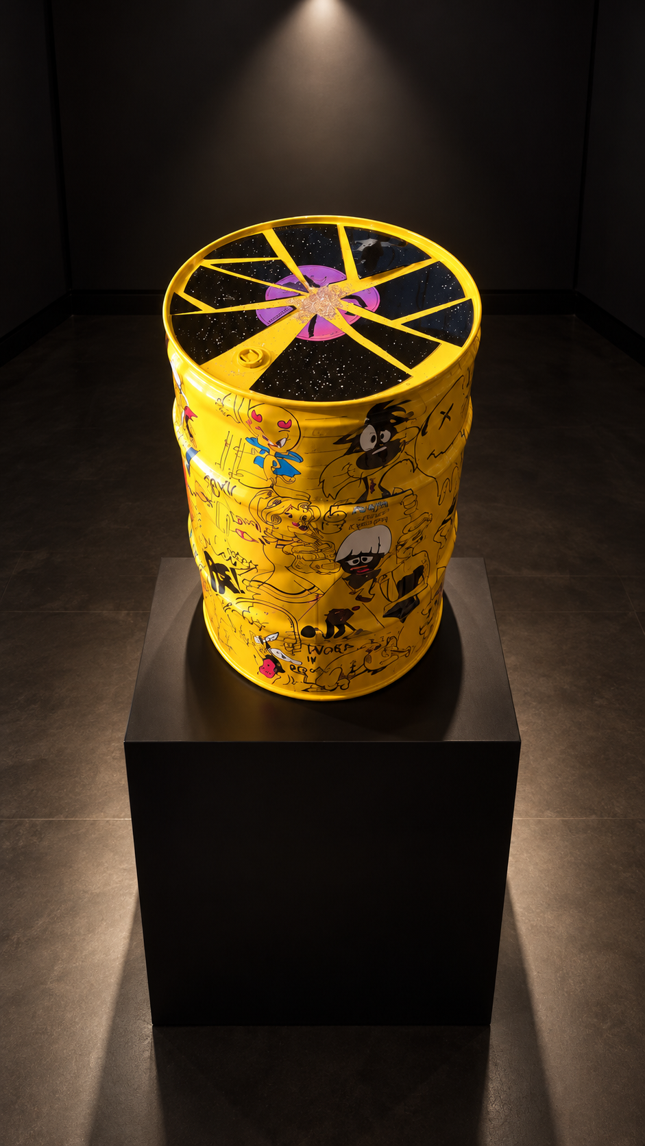 Barrel Yellow  – Explosion Pop et Vinyl Art 💛